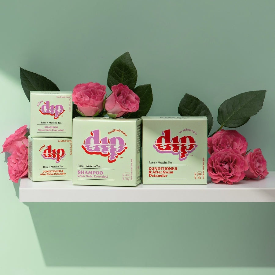 DIP Rose + Matcha Tea