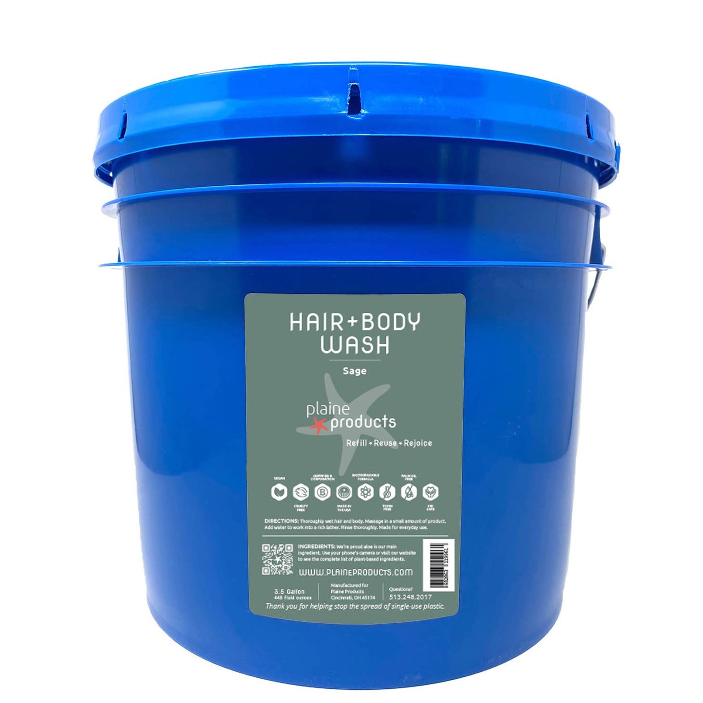 Hair + Body Wash Clary Sage