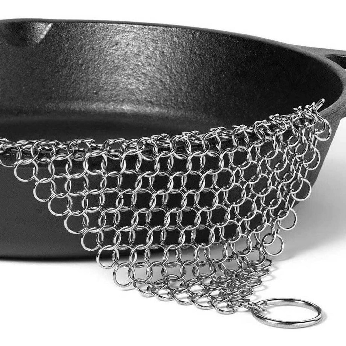 Chain Cast Iron Cleaner and Scrubber