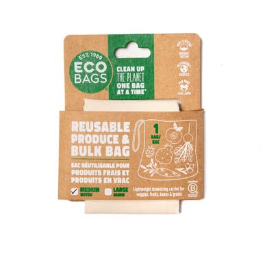 ECOBAGS SINGLE 100% Organic Cotton Reusable Bag