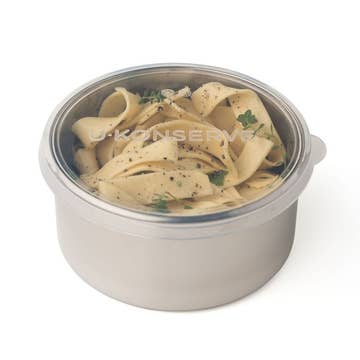 Round Nesting Containers- Clear Silicone Lids