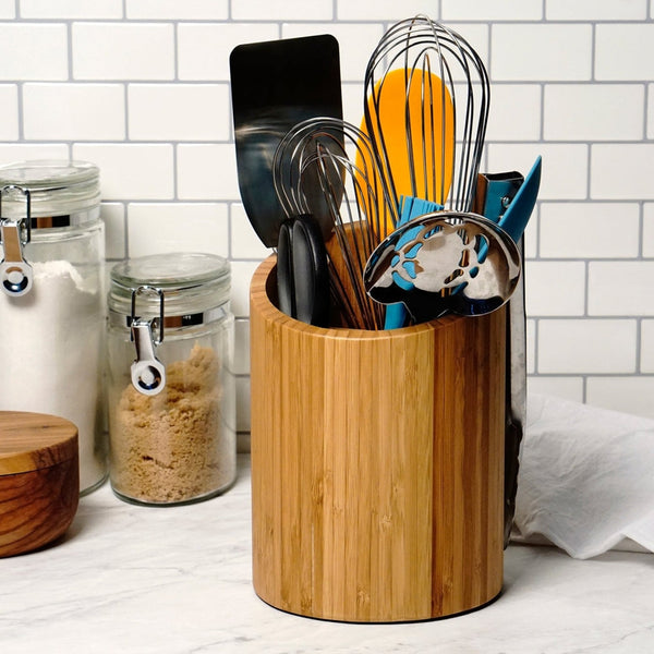 Bamboo Kitchen Tools Holder