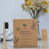 Bamboo electric toothbrush heads