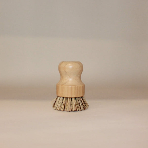 Sisal, Bamboo wood hand brush 