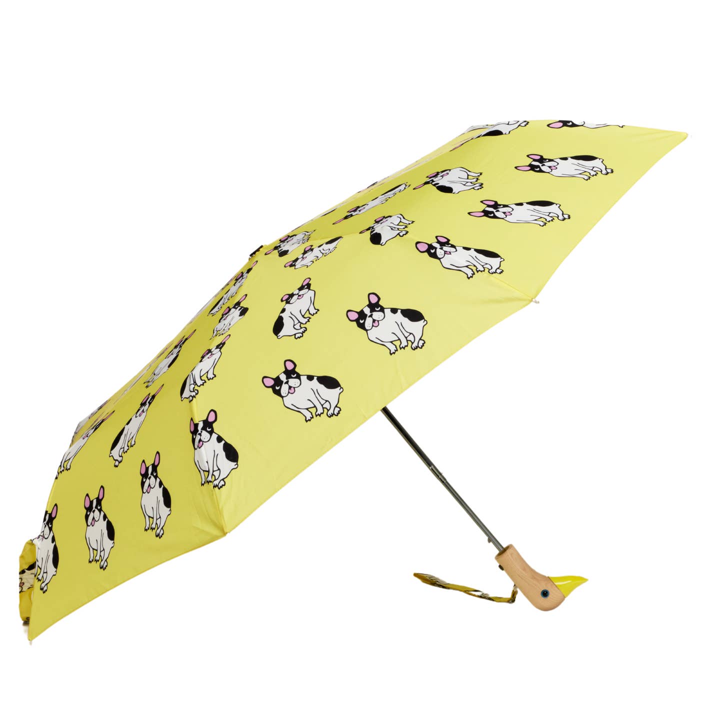 French Brand Coucou Suzette Collab - Frenchie Dog Umbrella Yellow