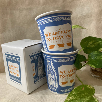 Mug “We Are Happy To Serve You”